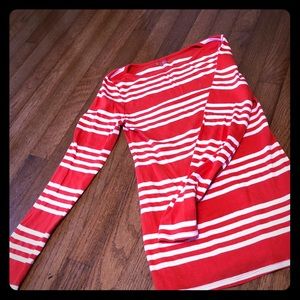 Old Navy boat neck stripped long-sleeved shirt